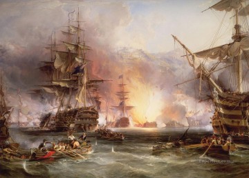 Landscapes Painting - sea battle 4